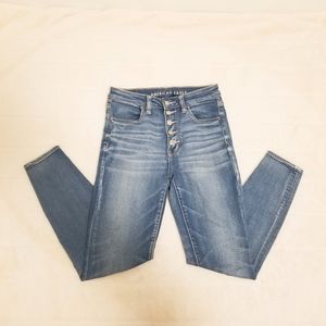 AE Super Hi-Rise Jegging size 6 Short